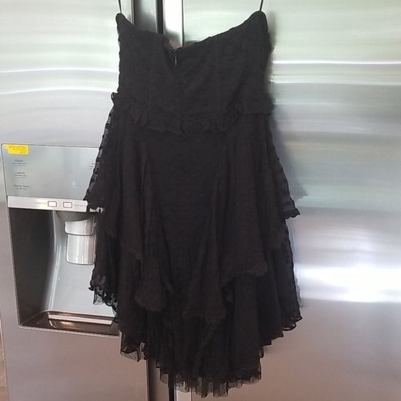 💕FREE PEOPLE X SPELL GYPSY💕 Mira Bustier RaRa Dress Black Large L NWT - Picture 10 of 14